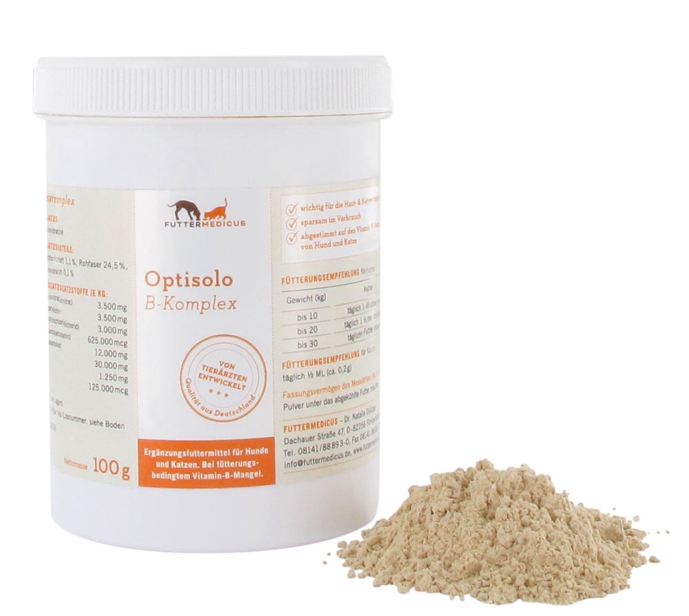 Optisolo Vitamin B-Komplex Pulver Futtermedicus