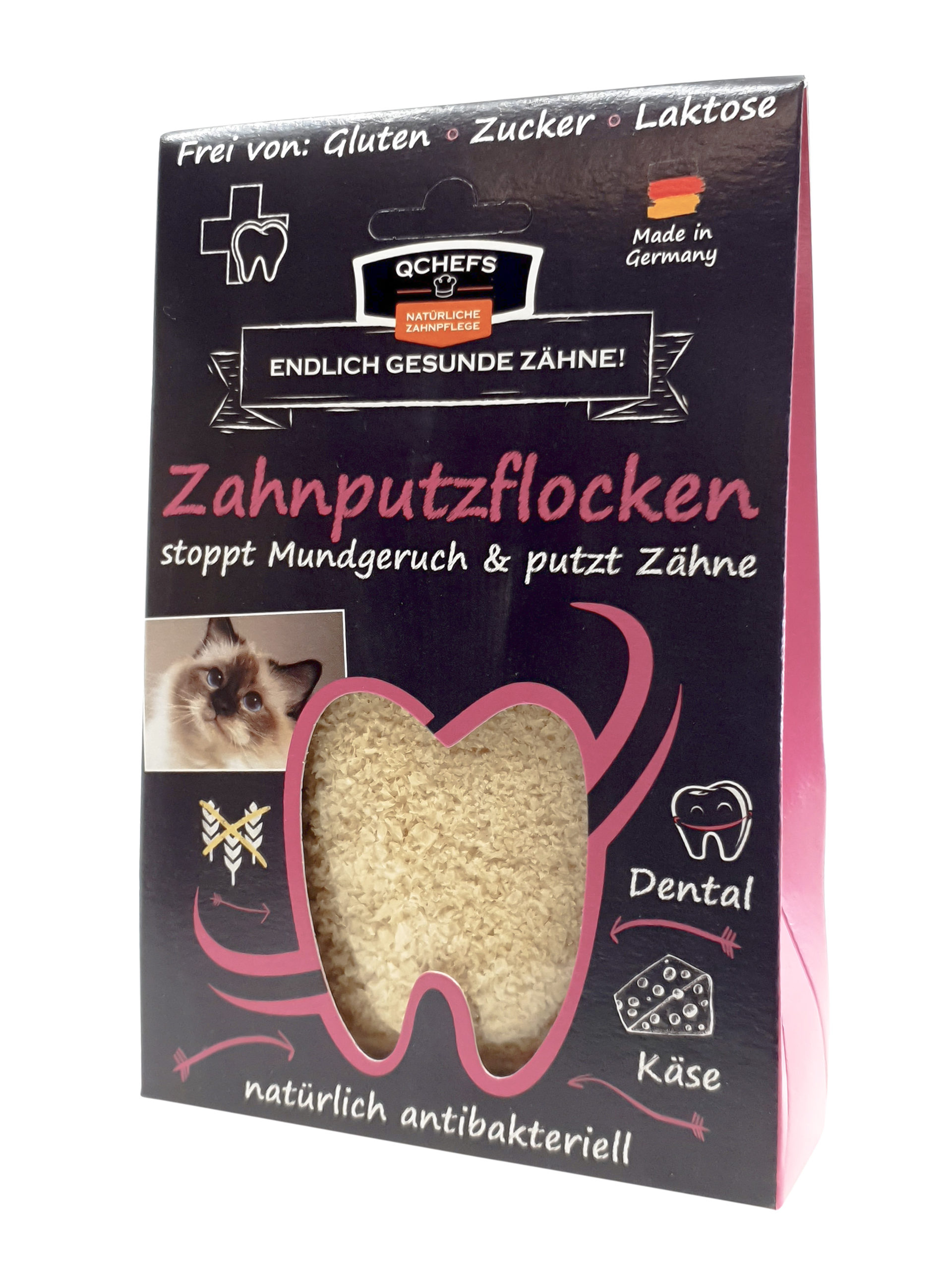QChefs Zahnputzflocken für Katzen